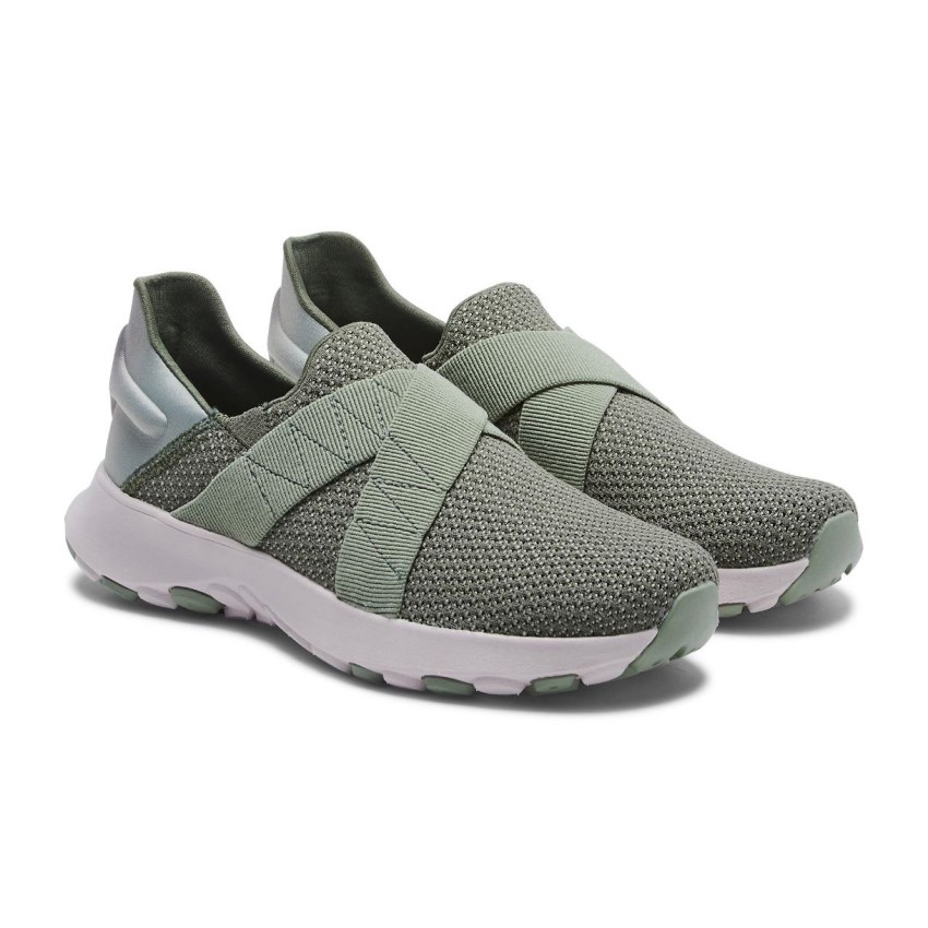 Basket Merrell Cloud Cross Knit Vert Olive Femme | D.I.KTNF